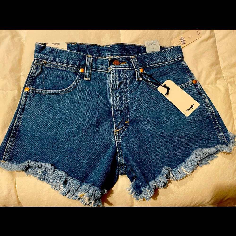 Wranglers high waisted cutoff shorts size 25